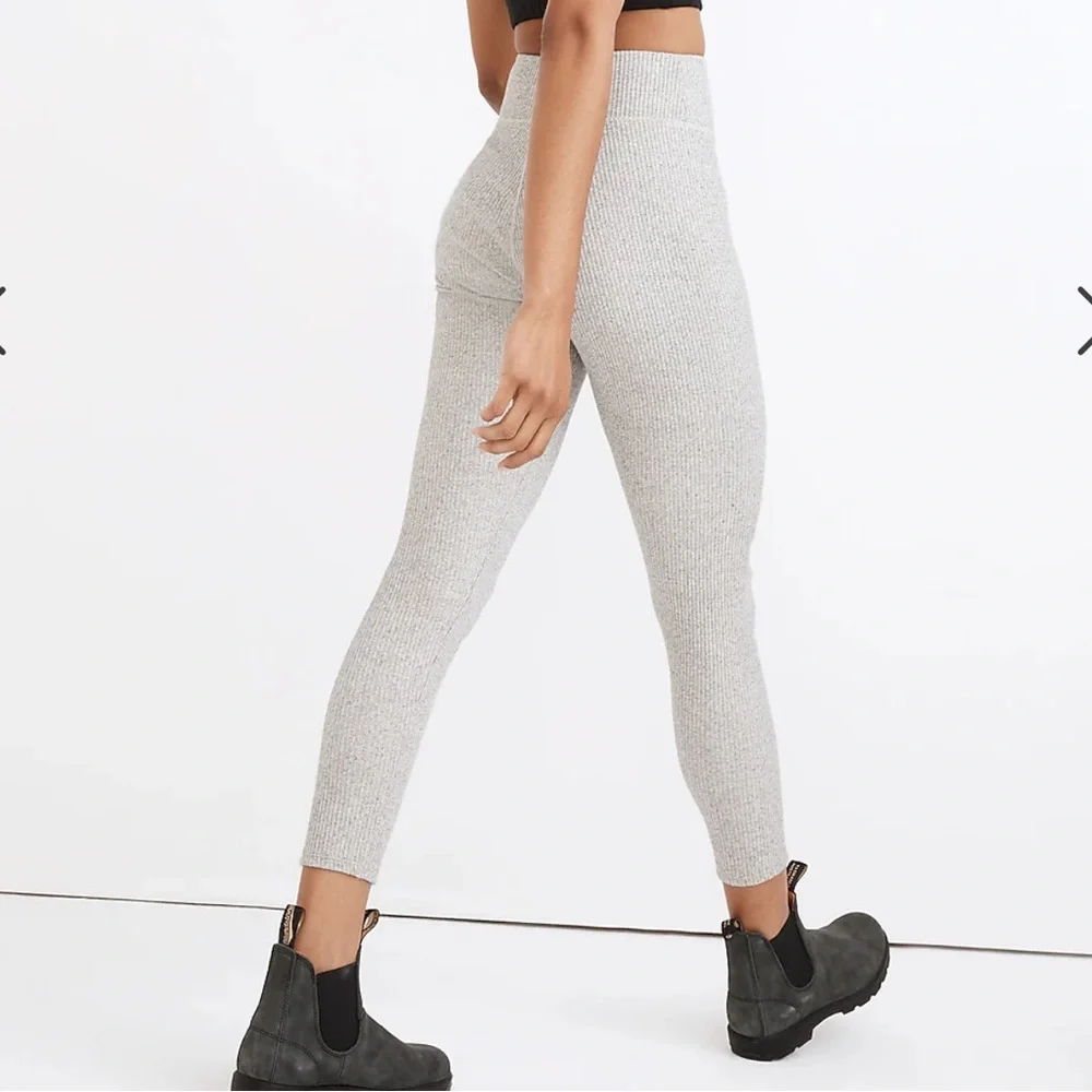 NWT Madewell high waisted ribbed leggings L/Xl - Picture 4 of 5